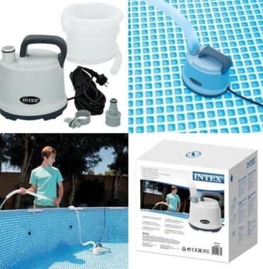 Дренажный насос Intex с мощностью 3600 литров в час. 10500 с at lalafo.kg Дренажный насос Intex с мощностью 3600 литров в час. 10500 с