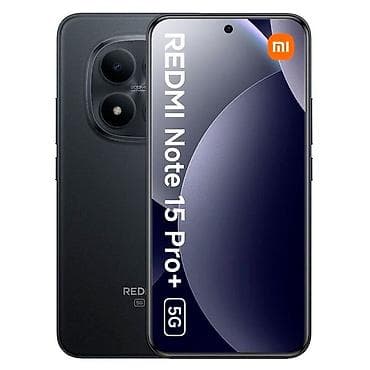 Redmi, Redmi Note 15 Pro Plus, Новый, 256 ГБ, цвет - Черный, 2 SIM, eSIM at lalafo.kg Redmi, Redmi Note 15 Pro Plus, Новый, 256 ГБ, цвет - Черный, 2 SIM, eSIM
