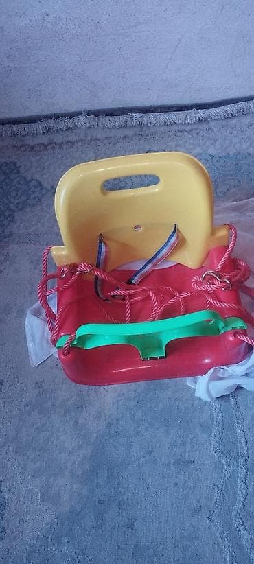 Детское подвесное сиденье-качели для дома/улицы. - Материал: прочный lalafo.kg да — 1 Детское подвесное сиденье-качели для дома/улицы. - Материал: прочный — 1