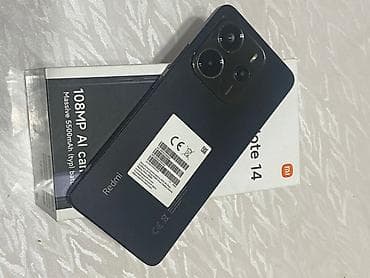 Redmi, Redmi Note 14, Б/у, 128 ГБ, цвет - Черный, 1 SIM, eSIM, 2 SIM at lalafo.kg Redmi, Redmi Note 14, Б/у, 128 ГБ, цвет - Черный, 1 SIM, eSIM, 2 SIM