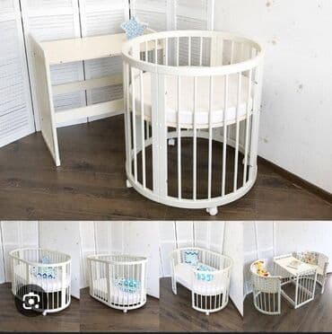 Детская кровать трансформер 7в1,в хорошем состоянии,имеются не большие at lalafo.kg Детская кровать трансформер 7в1,в хорошем состоянии,имеются не большие