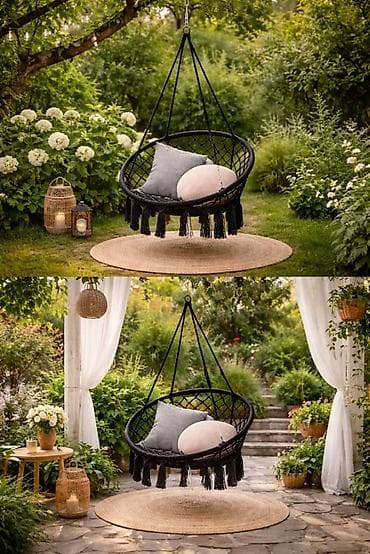 Подвесное кресло, цвет - Белый at lalafo.kg Подвесное кресло, цвет - Белый