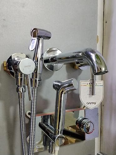 Суу аралаштыргычтар: Смеситель для гигиенического душа GAPPO с настенным монтажом. - lalafo.kg да — 1 Суу аралаштыргычтар: Смеситель для гигиенического душа GAPPO с настенным монтажом. - — 1