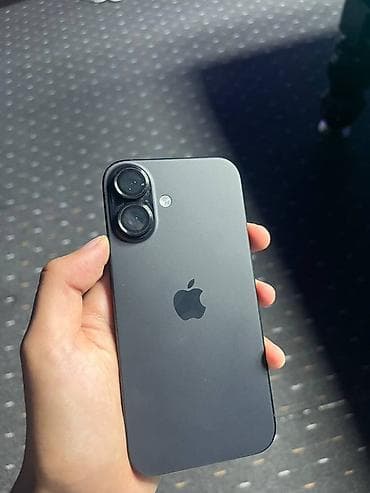 IPhone 16, Б/у, 128 ГБ, Черный, Чехол, Кабель, Коробка, 100 % at lalafo.kg IPhone 16, Б/у, 128 ГБ, Черный, Чехол, Кабель, Коробка, 100 %