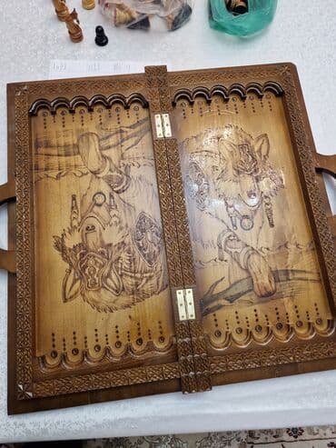 Шахмат плюс нарда эксклюзив .3D формат, ручная работа от и до. для at lalafo.kg Шахмат плюс нарда эксклюзив .3D формат, ручная работа от и до. для