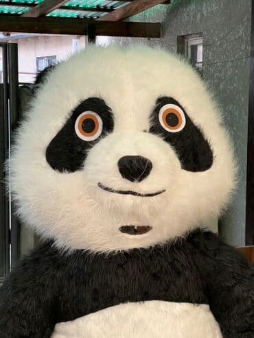 Костюм аниматора «Панда» — ростовой плюшевый персонаж Рост: 2 Метра at lalafo.kg Костюм аниматора «Панда» — ростовой плюшевый персонаж Рост: 2 Метра
