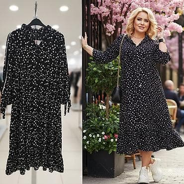 Повседневное платье, Турция, Осень-весна, Длинная модель, Бохо, 6XL at lalafo.kg Повседневное платье, Турция, Осень-весна, Длинная модель, Бохо, 6XL