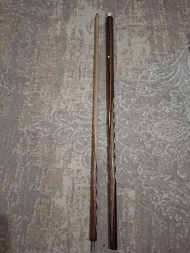 Кий разборный для бильярда (2 части) - Материал: древесина с at lalafo.kg Кий разборный для бильярда (2 части) - Материал: древесина с