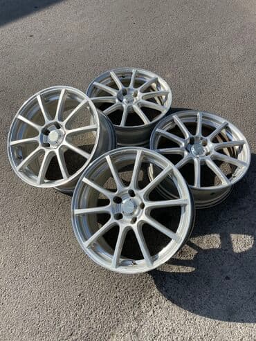 Литые Диски R 18 Enkei, Комплект, отверстий - 5, Б/у at lalafo.kg Литые Диски R 18 Enkei, Комплект, отверстий - 5, Б/у