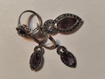 Набор украшений, Проба 925, Женские, Новый at lalafo.kg Набор украшений, Проба 925, Женские, Новый