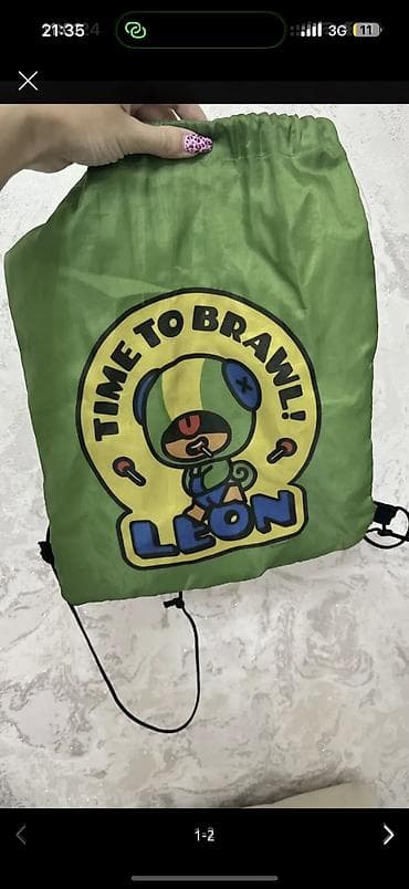 Рюкзак детский для сменки в школу brawl stars брала в Дубаи за at lalafo.kg Рюкзак детский для сменки в школу brawl stars брала в Дубаи за