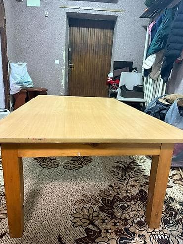 Деревянный стол в ширину 85 длина 148
Очень удобный at lalafo.kg Деревянный стол в ширину 85 длина 148
Очень удобный