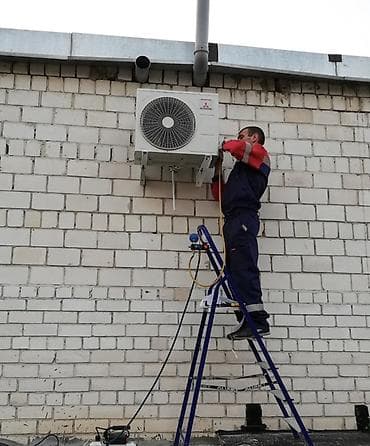 Монтаж и обслуживание кондиционеров - Установка наружных и внутренних at lalafo.kg Монтаж и обслуживание кондиционеров - Установка наружных и внутренних