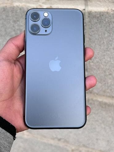 IPhone 11 Pro, Б/у, 64 ГБ, Space Gray, Защитное стекло, 72 % at lalafo.kg IPhone 11 Pro, Б/у, 64 ГБ, Space Gray, Защитное стекло, 72 %