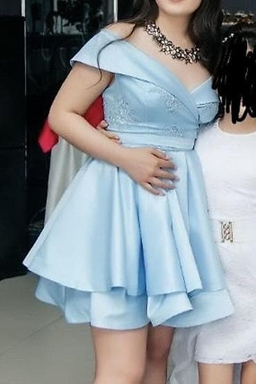 Вечернее платье, Коктейльное, Короткая модель, Атлас, Корсет, M at lalafo.kg Вечернее платье, Коктейльное, Короткая модель, Атлас, Корсет, M