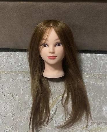 Учебная голова-манекен для отработки парикмахерских техник. Новая at lalafo.kg Учебная голова-манекен для отработки парикмахерских техник. Новая