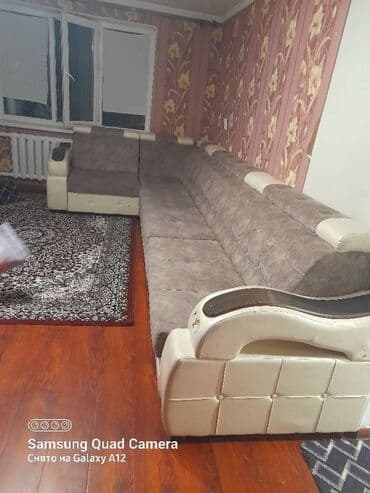 Угловой диван, С ящиками, Трехместный at lalafo.kg Угловой диван, С ящиками, Трехместный