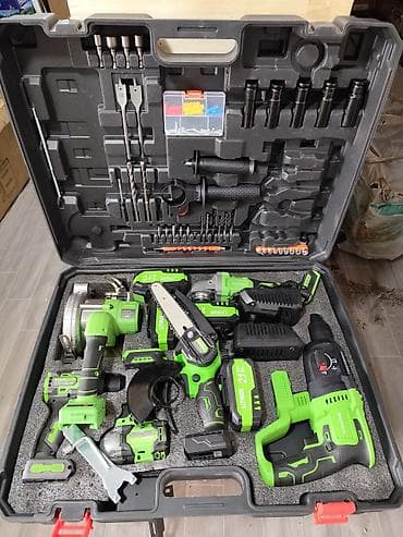 Набор аккумуляторного инструмента в чемодане SHUTOKO Комплект at lalafo.kg Набор аккумуляторного инструмента в чемодане SHUTOKO Комплект