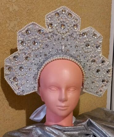 Кокошник снегурочки, корона снегумрочки at lalafo.kg Кокошник снегурочки, корона снегумрочки