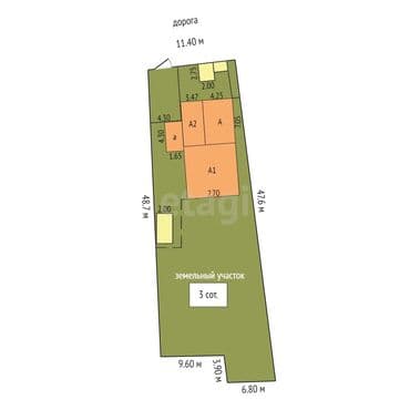 Дом, 96 м², 5 комнат, Собственник, Косметический ремонт at lalafo.kg Дом, 96 м², 5 комнат, Собственник, Косметический ремонт