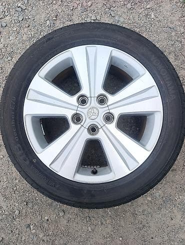 Колеса в сборе 215 / 55 / R 17, Лето, Б/у, Комплект, Легковые, Литые, отверстий - 5 at lalafo.kg Колеса в сборе 215 / 55 / R 17, Лето, Б/у, Комплект, Легковые, Литые, отверстий - 5