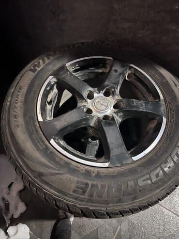 Колеса в сборе 215 / 70 / R 16, Зима, Б/у, Комплект, Легковые, Литые, отверстий - 5 at lalafo.kg Колеса в сборе 215 / 70 / R 16, Зима, Б/у, Комплект, Легковые, Литые, отверстий - 5