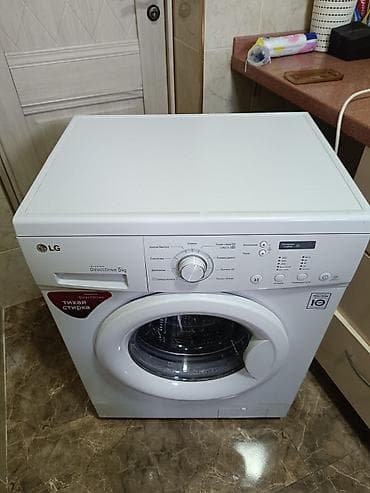 Стиральная машина LG с фронтальной загрузкой, Inverter Direct Drive at lalafo.kg Стиральная машина LG с фронтальной загрузкой, Inverter Direct Drive