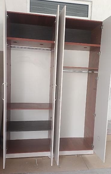 Шифоньер, шкаф для одежды, Б/у, Прямой, ЛДСП at lalafo.kg Шифоньер, шкаф для одежды, Б/у, Прямой, ЛДСП