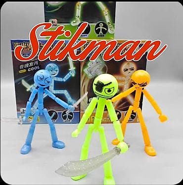 Стикмены и StikBot — наборы для игр и анимации - Фигурки-стикмены at lalafo.kg Стикмены и StikBot — наборы для игр и анимации - Фигурки-стикмены