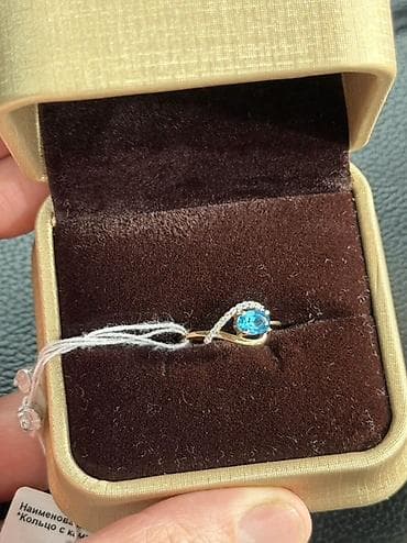 Кольцо, Проба 585, Женские, Топаз at lalafo.kg Кольцо, Проба 585, Женские, Топаз