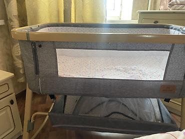 Манеж-кровать, Б/у, Раскладной, Другой материал at lalafo.kg Манеж-кровать, Б/у, Раскладной, Другой материал