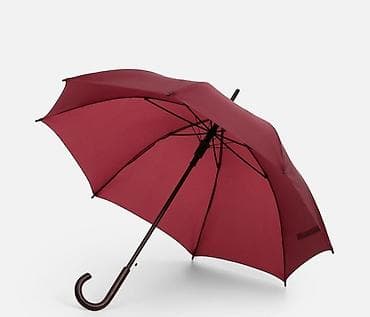 Зонт трость бордовый, большой at lalafo.kg Зонт трость бордовый, большой