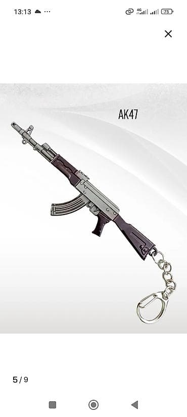 Набор металлических брелоков в виде миниатюрного оружия. В at lalafo.kg Набор металлических брелоков в виде миниатюрного оружия. В