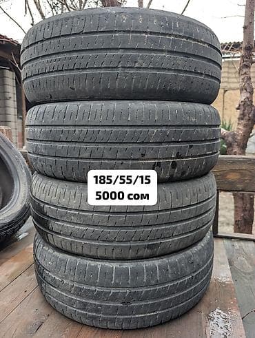Шины 185 / 65 / R 15, Лето, Б/у, Комплект, Легковые, Корея, Hankook at lalafo.kg Шины 185 / 65 / R 15, Лето, Б/у, Комплект, Легковые, Корея, Hankook