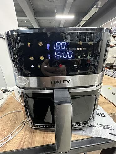 Аэрогриль (фритюрница без масла) HALEY HY-2534 - Объем: 15 л — at lalafo.kg Аэрогриль (фритюрница без масла) HALEY HY-2534 - Объем: 15 л —