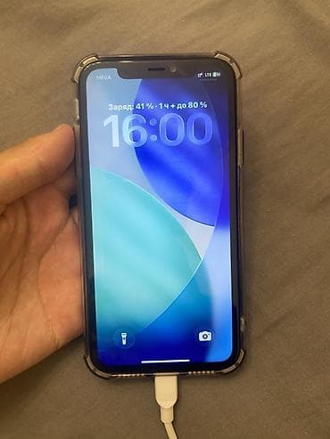 IPhone 11, Б/у, 128 ГБ, Синий, Чехол, 91 % at lalafo.kg IPhone 11, Б/у, 128 ГБ, Синий, Чехол, 91 %