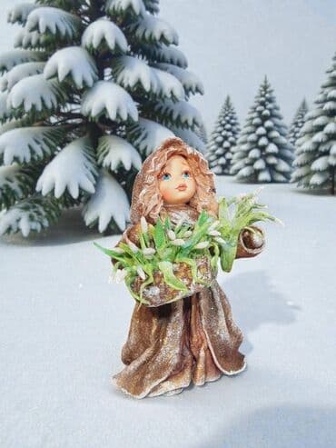 ЭКСКЛЮЗИВ!!! Ёлочная игрушка,миниатюрная статутк и сувенир «Девочка с at lalafo.kg ЭКСКЛЮЗИВ!!! Ёлочная игрушка,миниатюрная статутк и сувенир «Девочка с