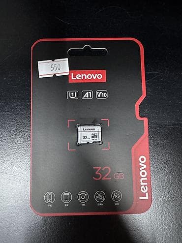 MicroSD Карта памяти Lenovo Thinkplus U1 A1 V10 32Gb, новые Быстрые at lalafo.kg MicroSD Карта памяти Lenovo Thinkplus U1 A1 V10 32Gb, новые Быстрые