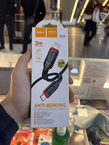 Кабель Hoco X59 Anti‑Bending для зарядки и передачи данных. - at lalafo.kg Кабель Hoco X59 Anti‑Bending для зарядки и передачи данных. -