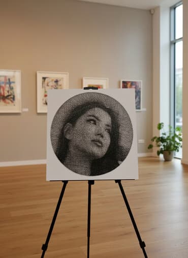 Картины из нитей на заказ | Уникальный подарок Создаю портреты из at lalafo.kg Картины из нитей на заказ | Уникальный подарок Создаю портреты из