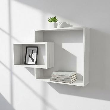 Полка навесная P010 (Юта) Большая и стильная настенная полка для книг lalafo.kg да Полка навесная P010 (Юта) Большая и стильная настенная полка для книг