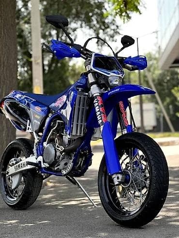 Yamaha WR450F Supermoto — мощный Cупермото в фирменном синем цвете at lalafo.kg Yamaha WR450F Supermoto — мощный Cупермото в фирменном синем цвете