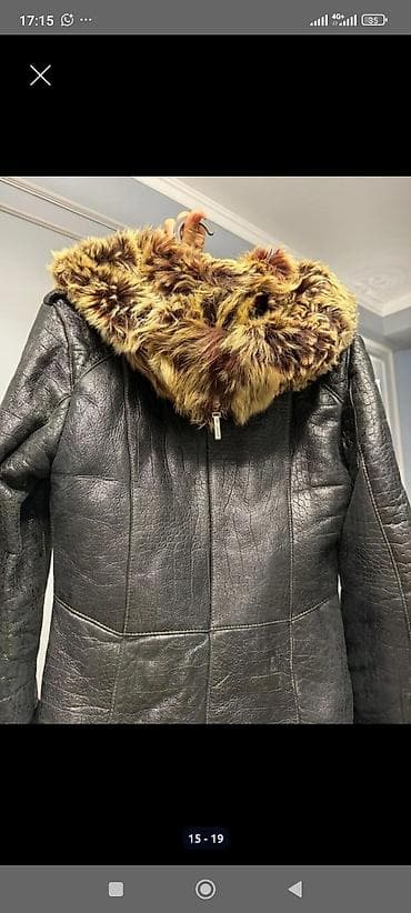 Дублёнка из натуральной овчины, удлинённая. - Цвет at lalafo.kg Дублёнка из натуральной овчины, удлинённая. - Цвет