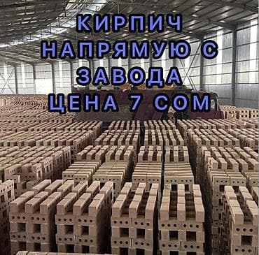 Тешиктүү, Бышкан кирпич, Жарым блок, 250×120×90 lalafo.kg да Тешиктүү, Бышкан кирпич, Жарым блок, 250×120×90
