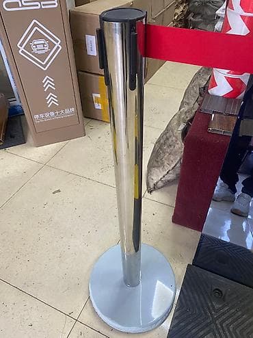 Стойки ограждения с лентой Высота стойки 90см Кассета с вытяжной at lalafo.kg — 9 Стойки ограждения с лентой Высота стойки 90см Кассета с вытяжной — 9