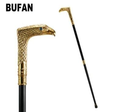 Опорная трость BUFUN с декоративной рукоятью в форме головы хищной at lalafo.kg Опорная трость BUFUN с декоративной рукоятью в форме головы хищной