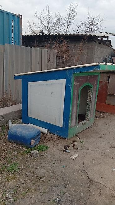 Будка для собаки, уличная, утеплённая панелями - Материал at lalafo.kg Будка для собаки, уличная, утеплённая панелями - Материал