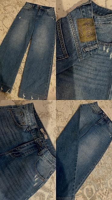 Джинсы, Средняя талия, M at lalafo.kg Джинсы, Средняя талия, M