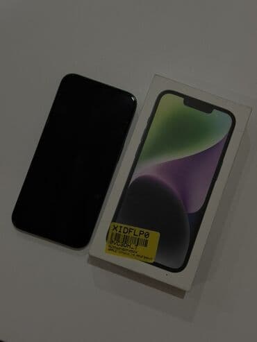 IPhone 14, Б/у, 128 ГБ, Midnight, Коробка, 82 % at lalafo.kg IPhone 14, Б/у, 128 ГБ, Midnight, Коробка, 82 %
