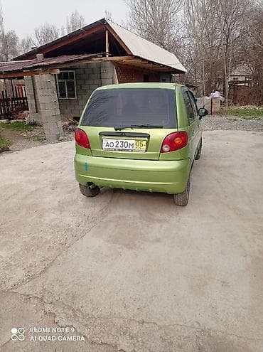 Daewoo Matiz: 2026 г., Механика, Бензин, Хэтчбэк at lalafo.kg Daewoo Matiz: 2026 г., Механика, Бензин, Хэтчбэк